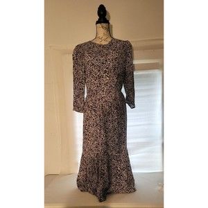 A New Day 100% Rayon Tiered Women's Dress Size Small